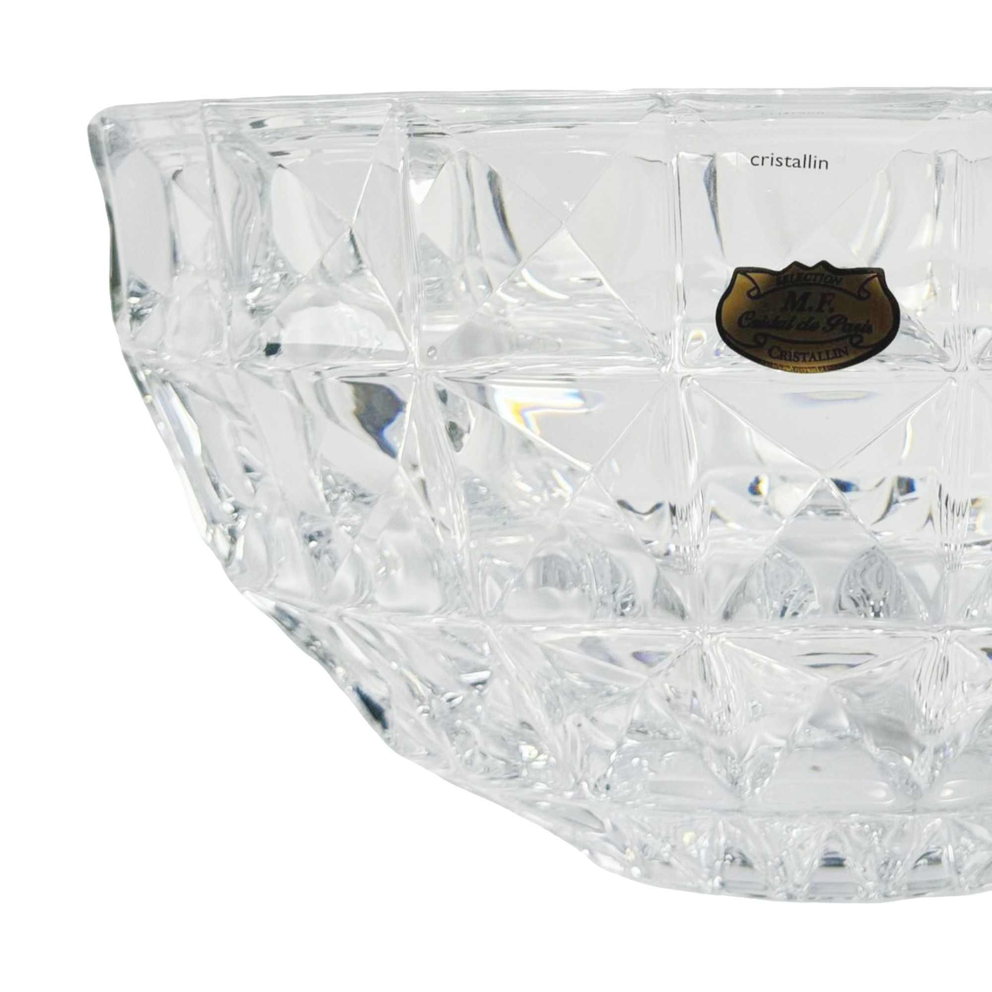 BOWL DIAMANTE CRISTAL TRANSPARENTE 