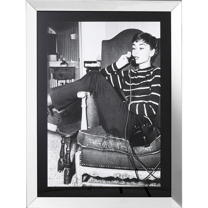 QUADRO RELAXING AUDREY C/MOLDURA