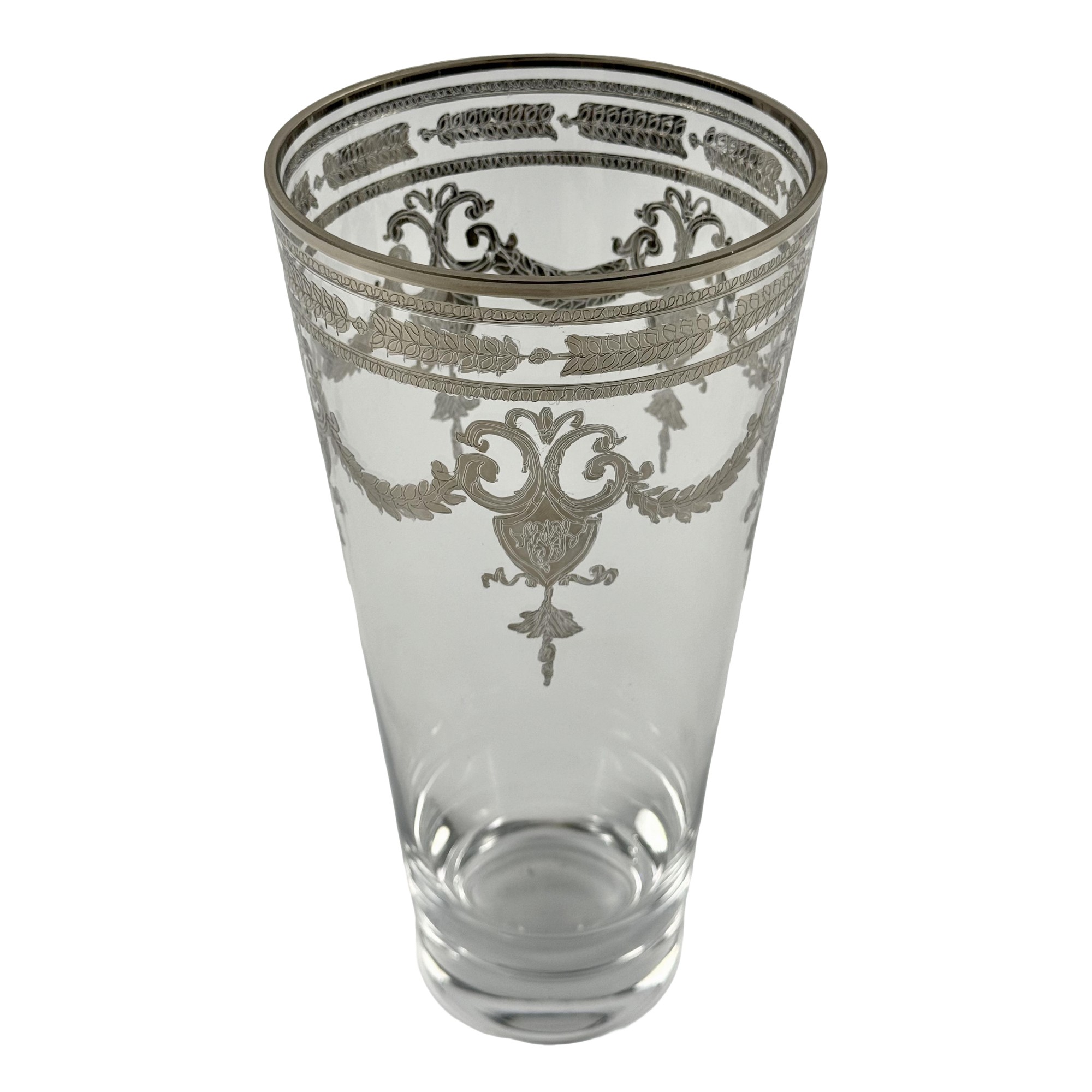 VASO MUSICA CRISTAL/PRATEADO A CASA K