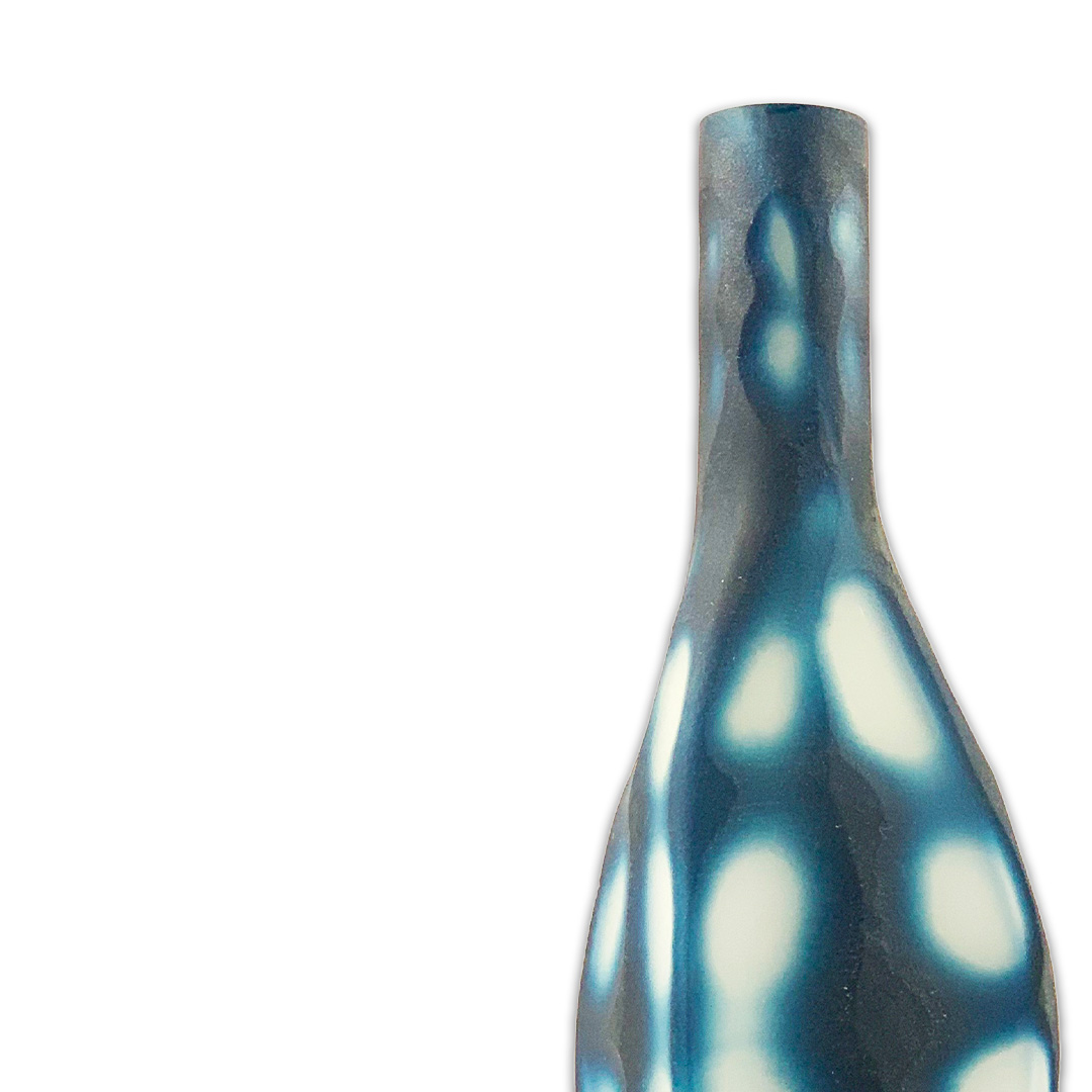 VASO GHOST VIDRO AZUL KARE DESIGN