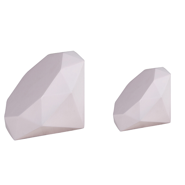 PESO PAPEL DIAMANTE RESINA ROSA MODALI DESIGN PAR