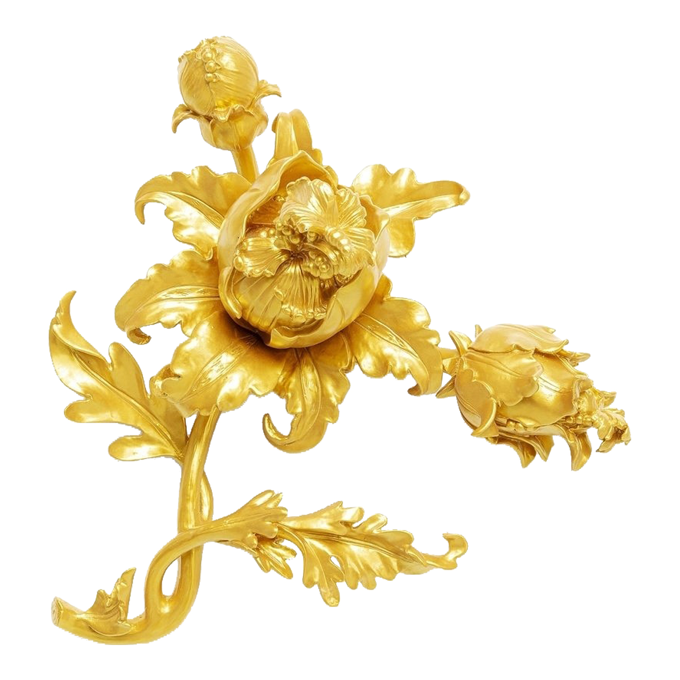 ESCULTURA PAREDE /CENTRO MESA FLORES COBRE