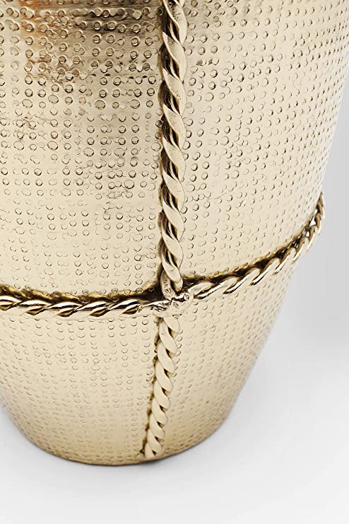 VASO DELUXE LONG METAL DOURADO 