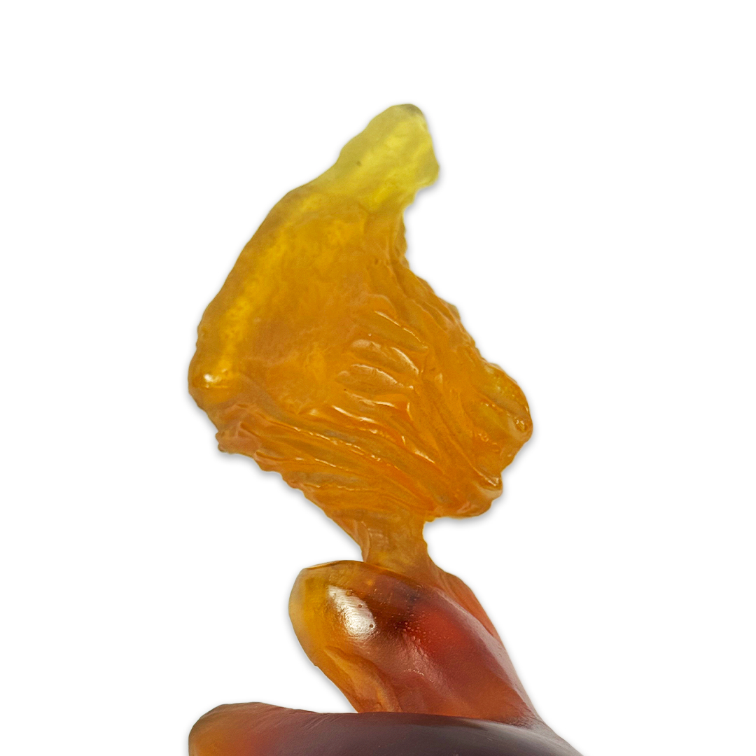 ESCULTURA TENTATION JOAO CUTILEIRO CRISTAL AMBAR 500EXEMPLARES DAUM