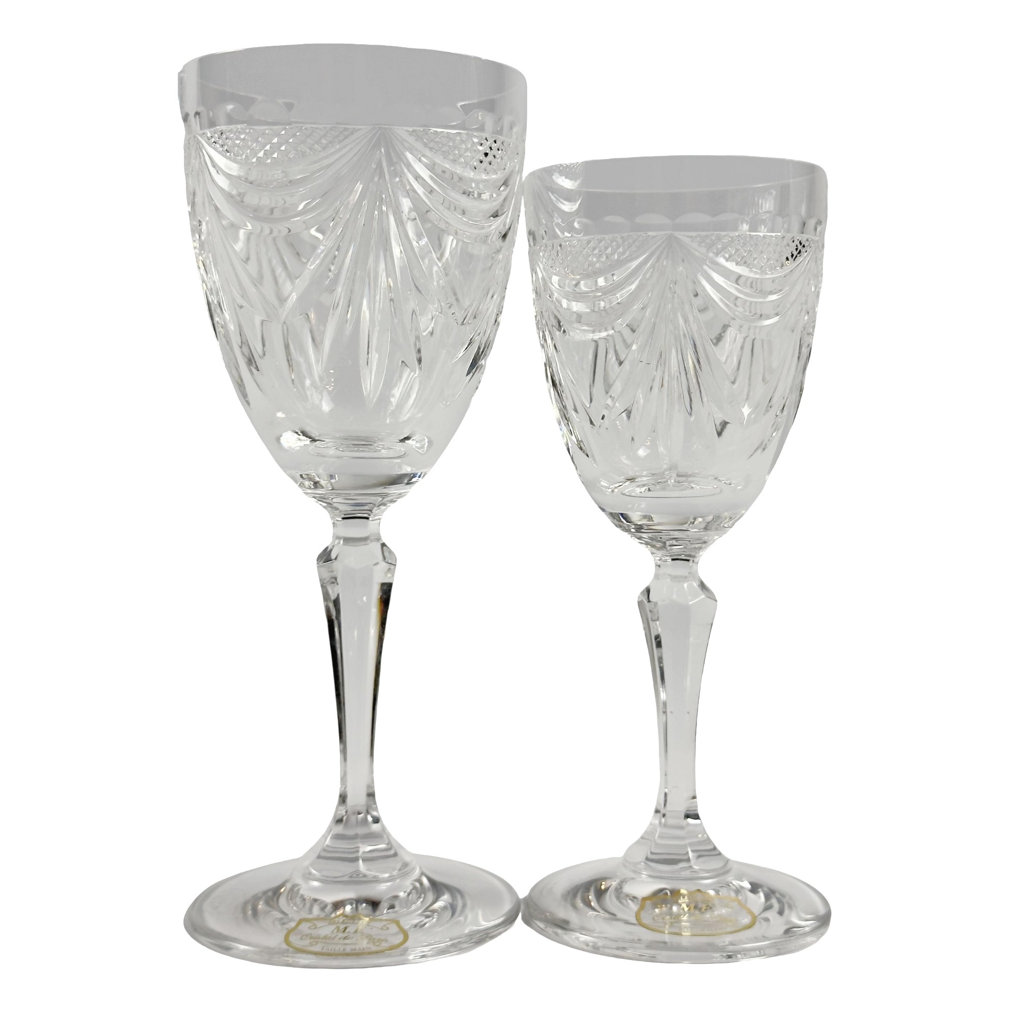 TAÇA GERARD JOGO 12 PEÇAS AGUA/VINHO CRISTAL TRANSPARENTE