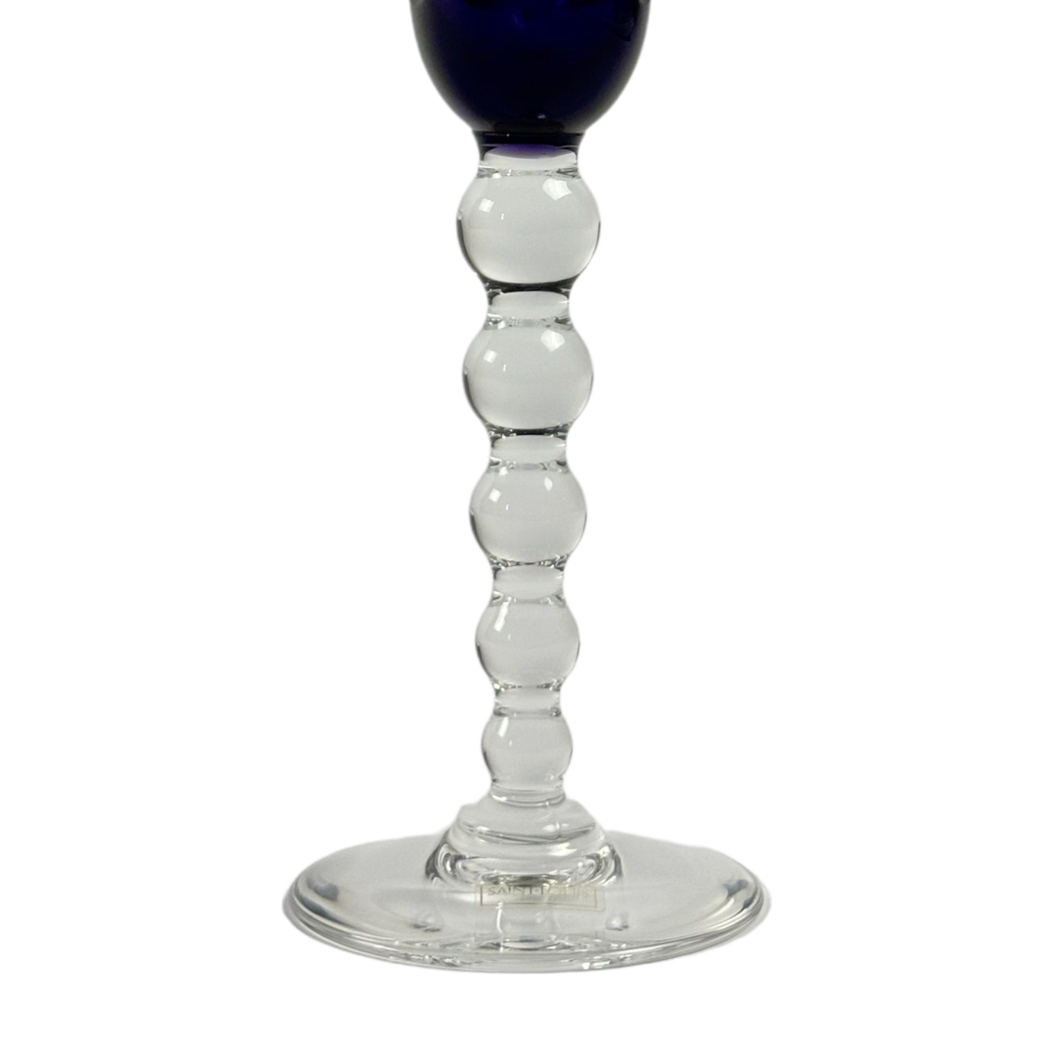 TACA CHAMPANHE BUBBLES CRISTAL ROXO, SAINT LOUIS