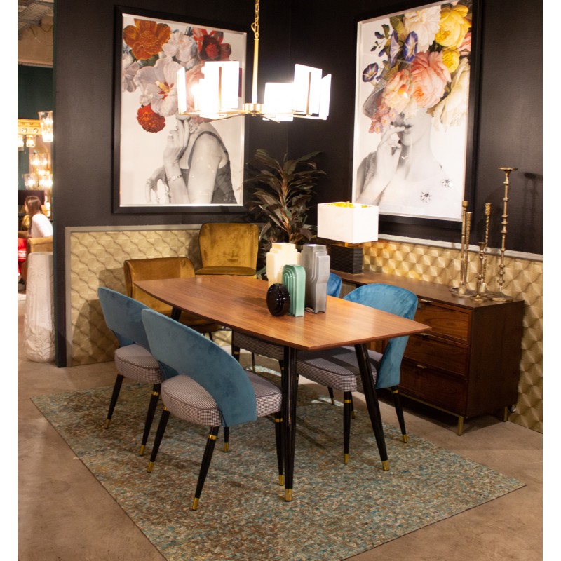 QUADRO LADY FLORES VERMELHA 