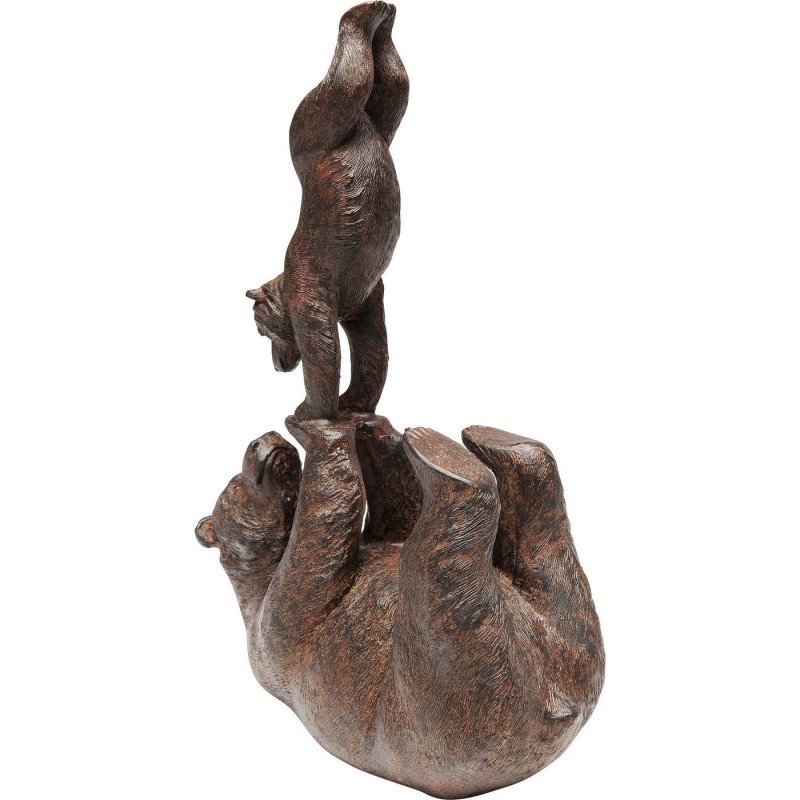 ESCULTURA URSOS ARTISTICOS MAOS RESINA 