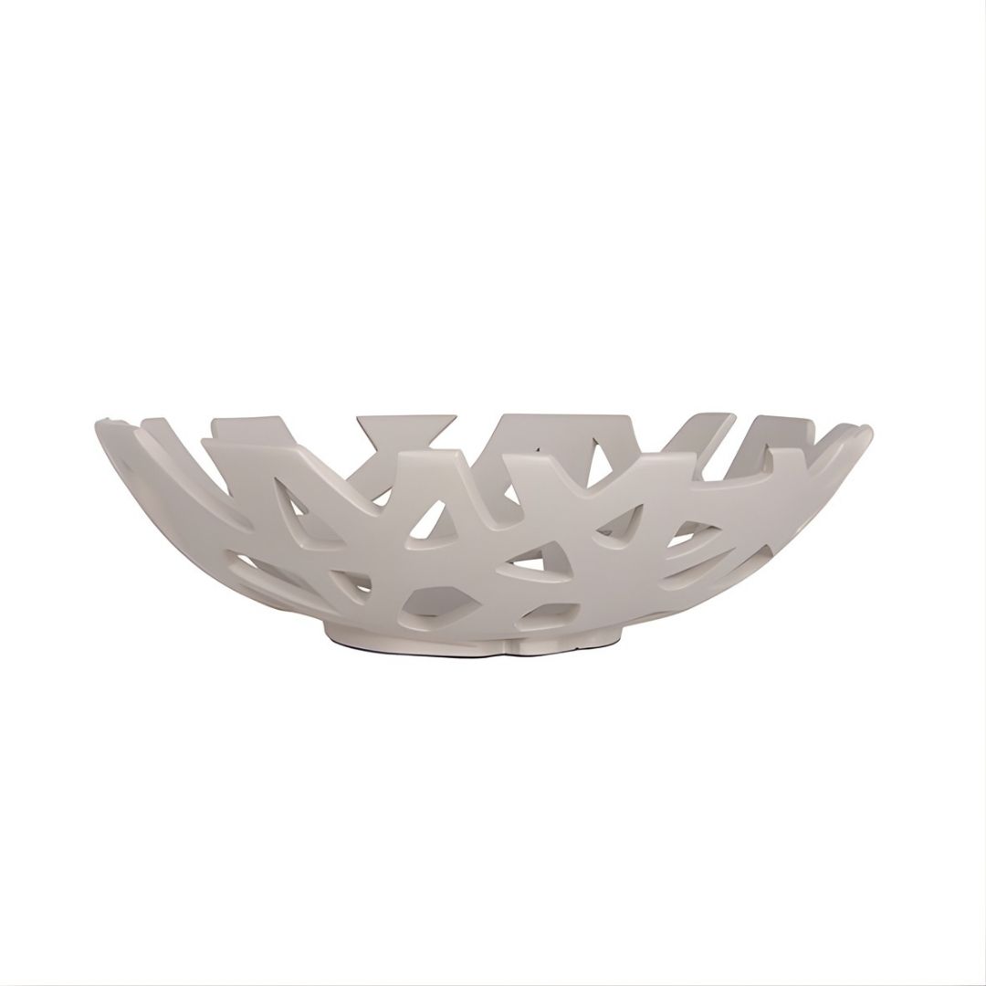 CENTRO MESA RECORTADO VAZADO RESINA GELO MODALI DESIGN