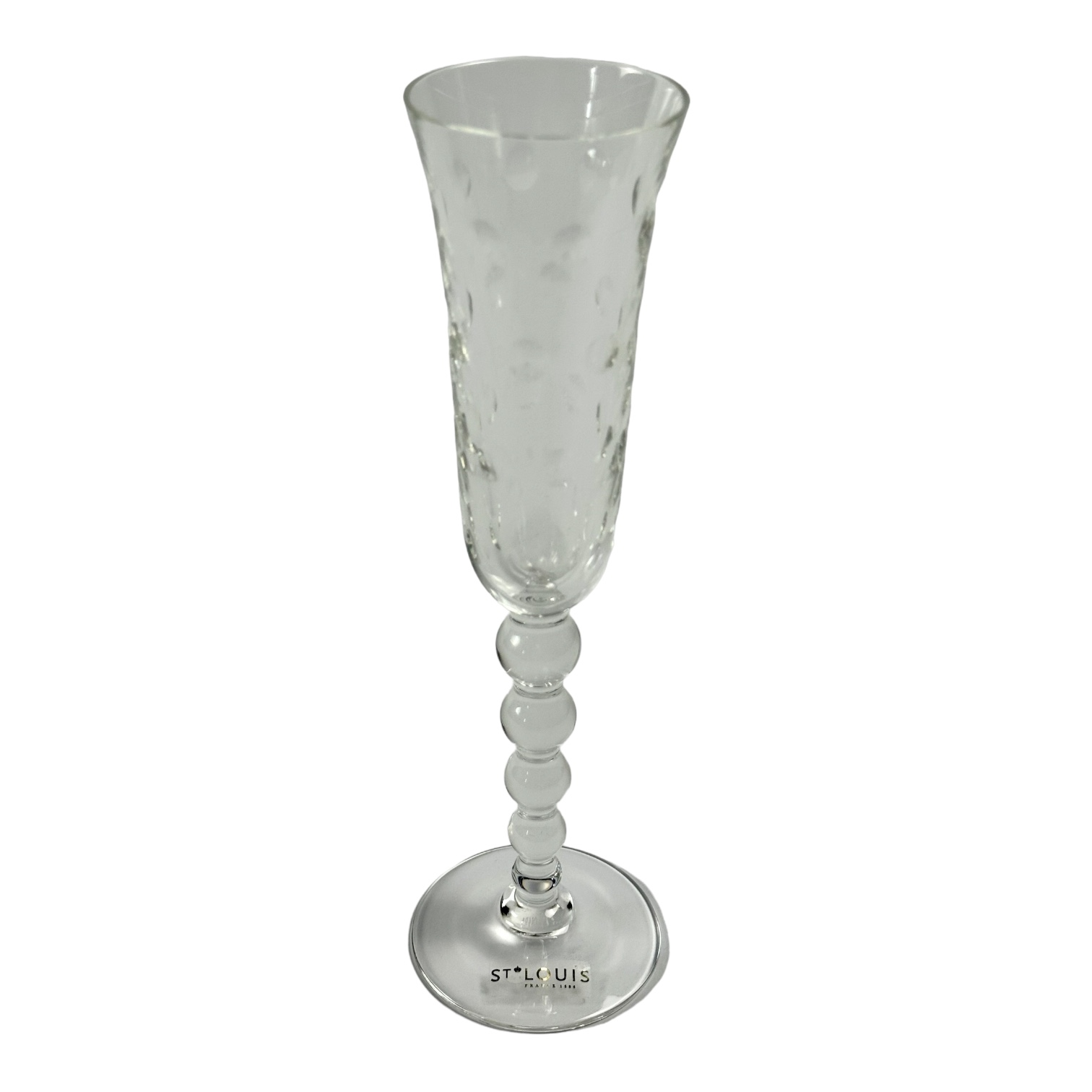 TACA CHAMPANHE BUBBLES CRISTAL TRANSPARENTE, SAINT LOUIS