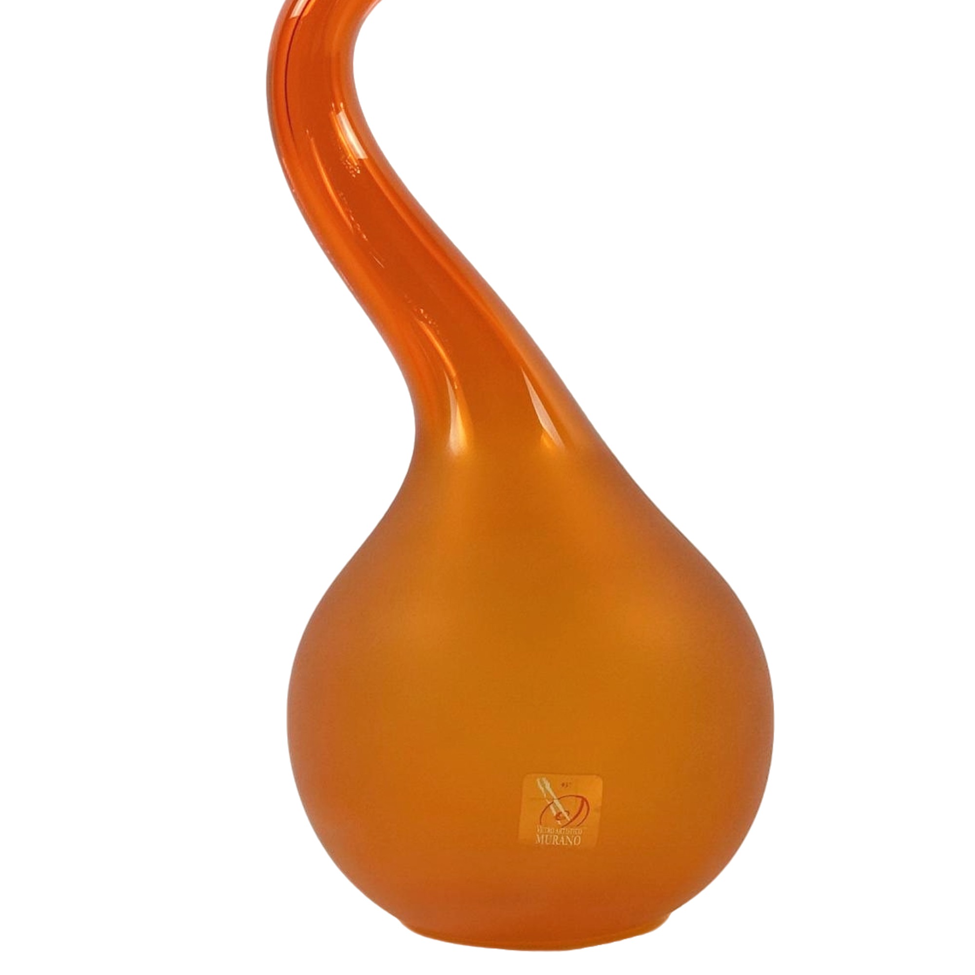 VASO CIPOLLINA CRISTAL LARANJA FOSCO