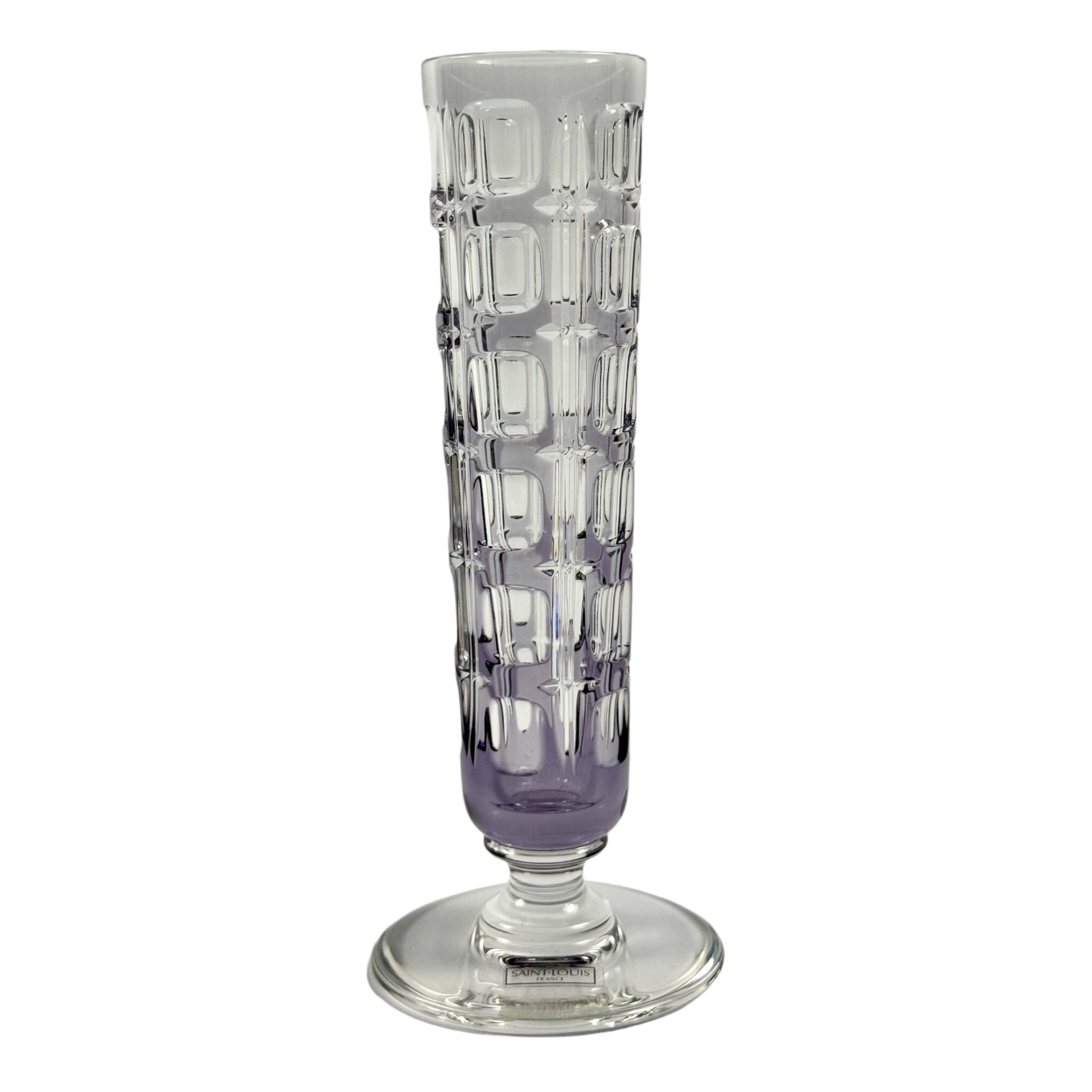 VASO VIOLETA CRISTAL SAINT LOUIS