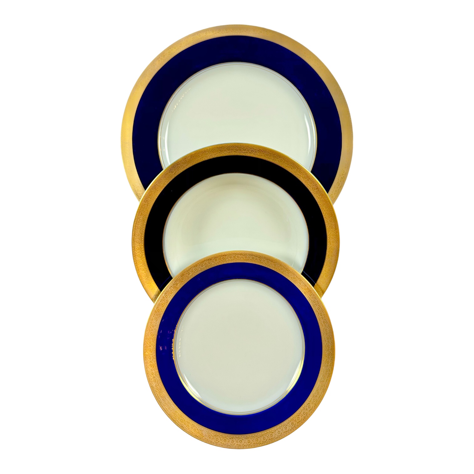 BAIXELA AIDA KOBALTFAHNE PORCELANA ROSENTHAL JOGO 18 PEÇAS