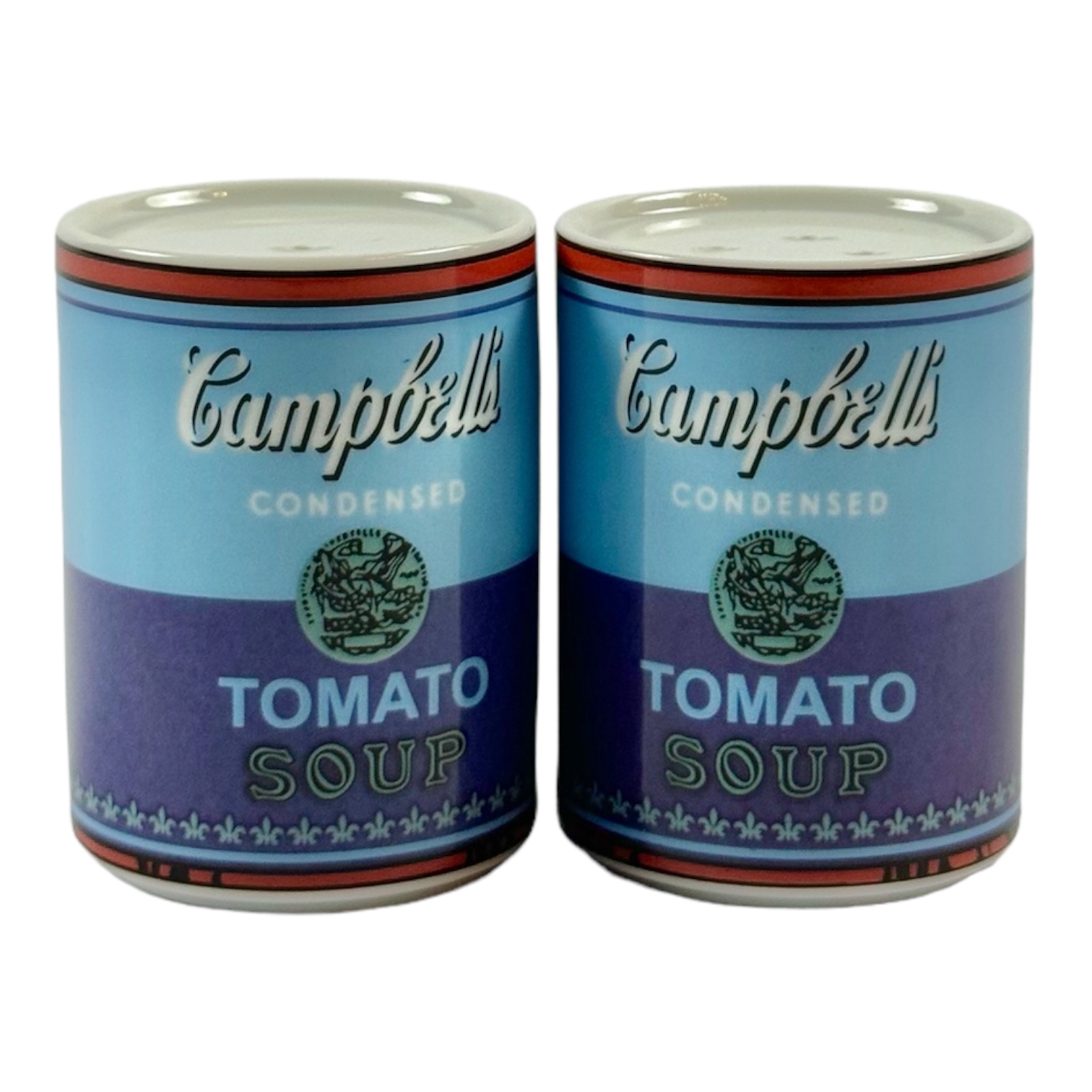 SALEIRO / PIMENTEIRO WARHOL CAMPBELLS PORCELANA AZUL ROSENTHAL