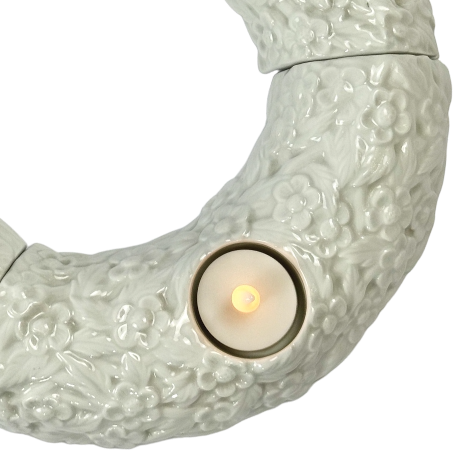 CASTICAL WREATH LANDLEBEN WEISS PORCELANA ROSENTHAL JOGO 3 PEÇAS