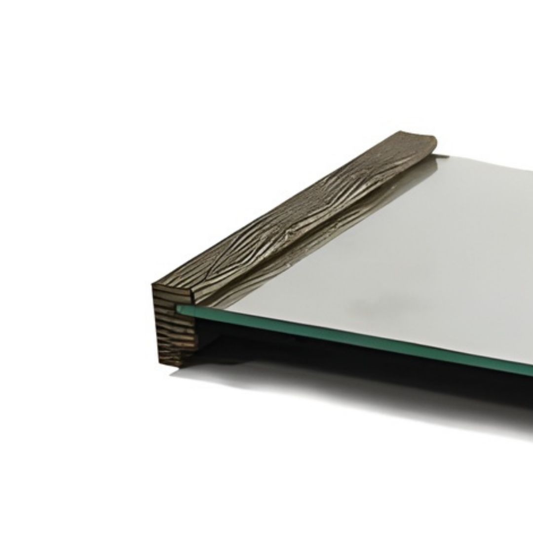 BANDEJA RETANGULAR ESPELHADA S/ BORDA MODALI DESIGN