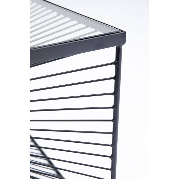 MESA CENTRO DIMENSION METAL PRETO