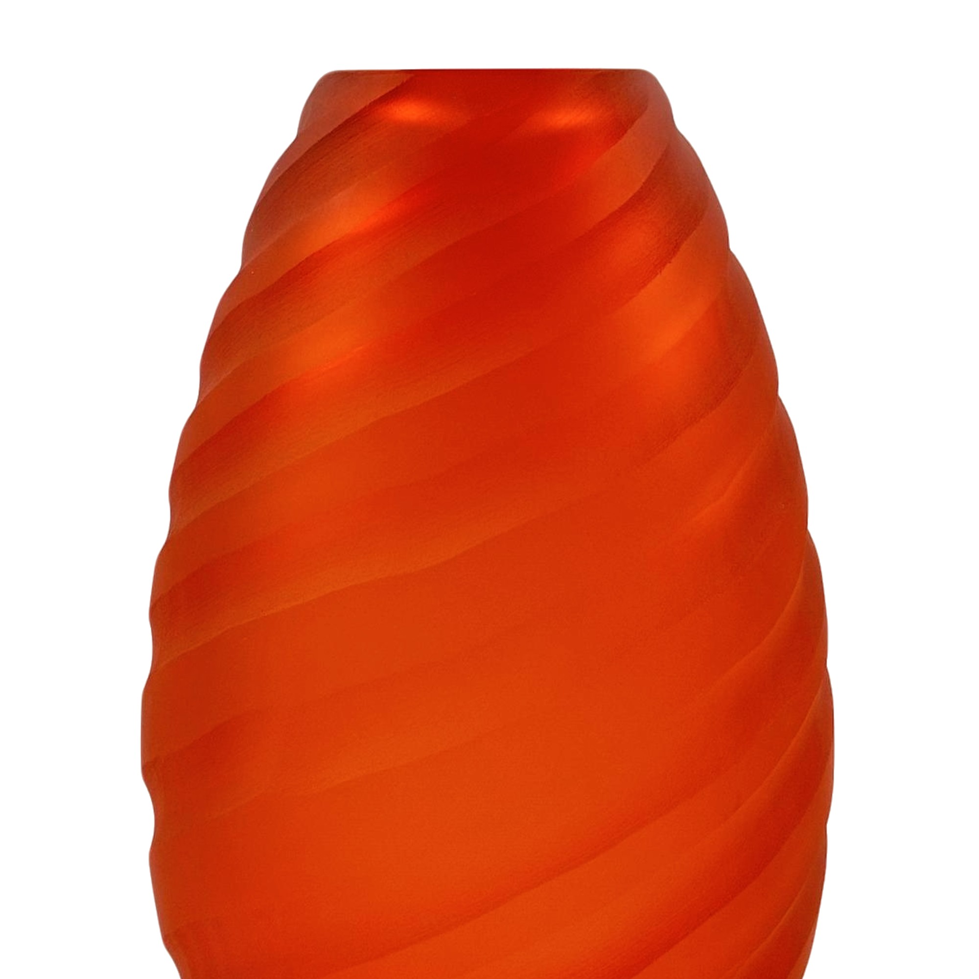 VASO TWISTER CRISTAL LARANJA FOSCO FORMIA