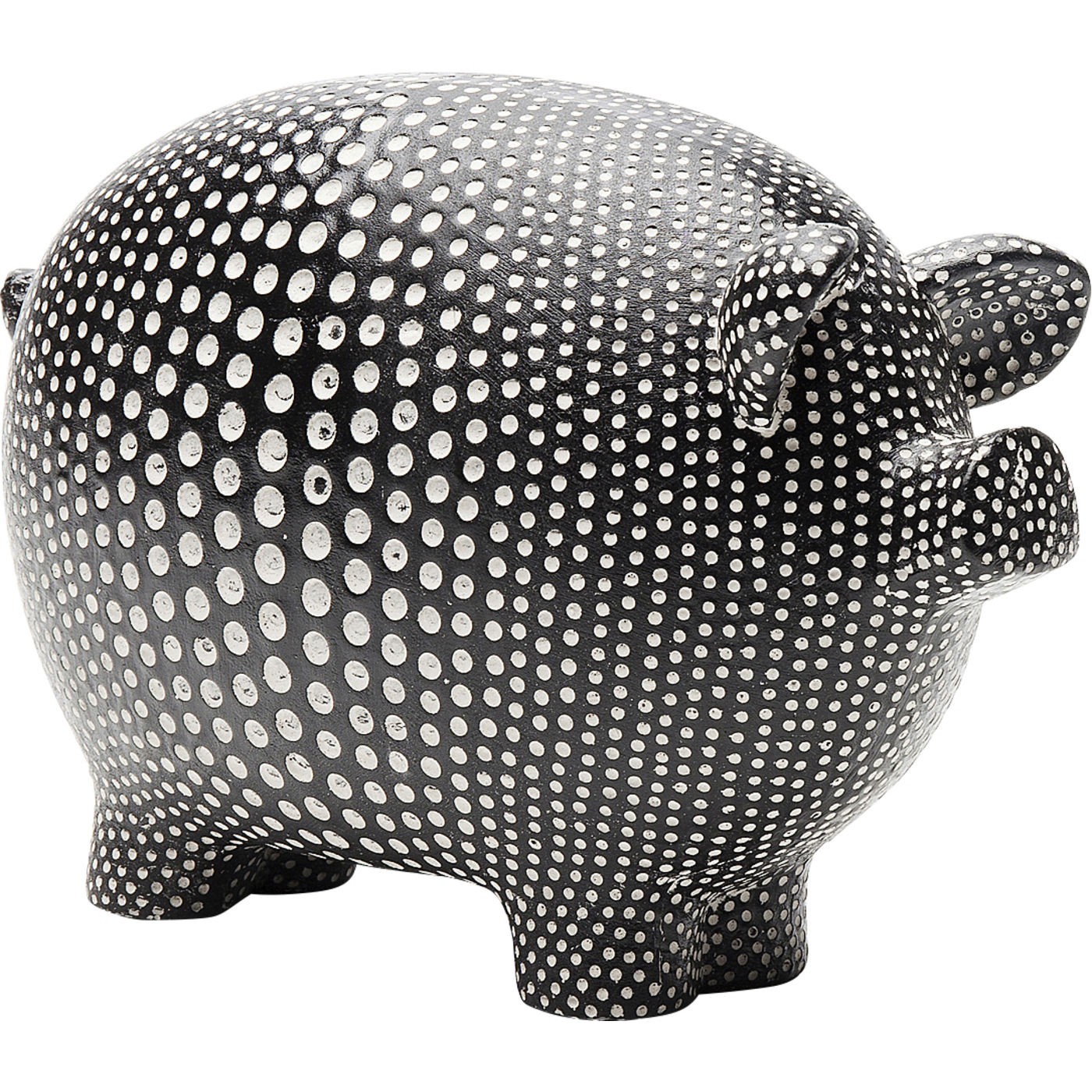 ESCULTURA COFRE PORCO RESINA 