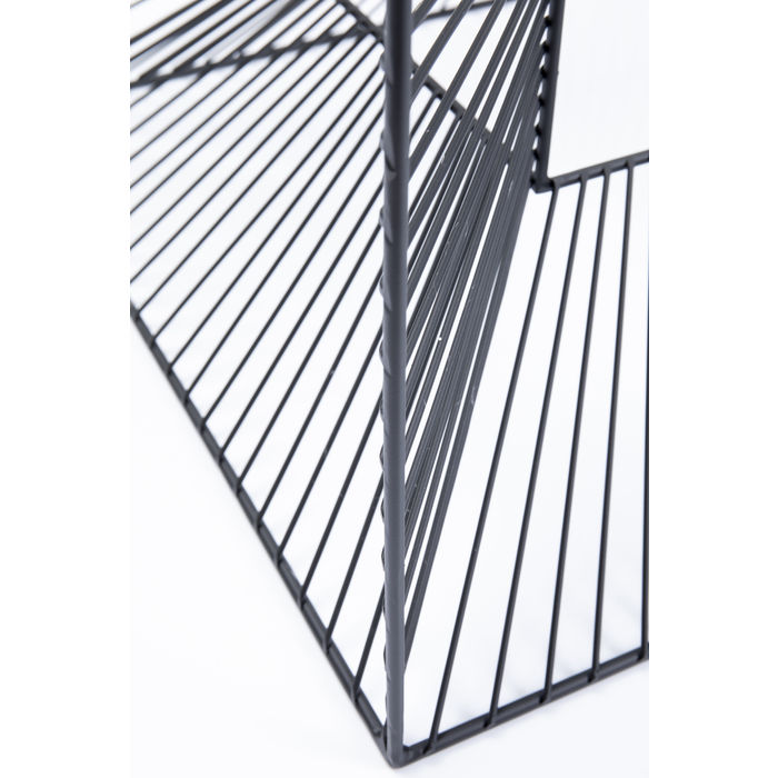 MESA LATERAL DIMENSION METAL PRETO 