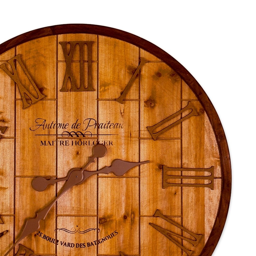 RELOGIO PAREDE FRANCE MADEIRA FRANCE HOME COLLECTION