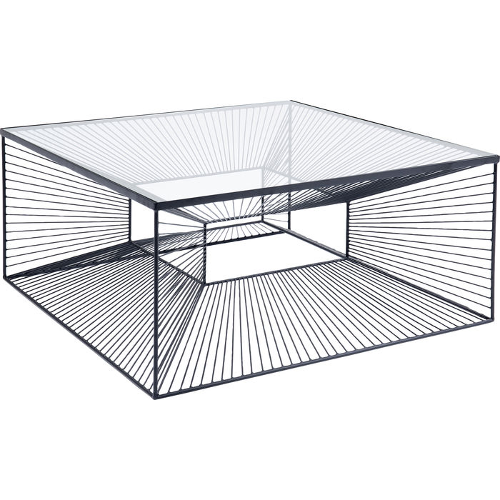 MESA CENTRO DIMENSION METAL PRETO