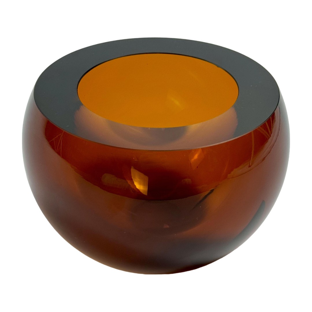 VASO MANDARINE CRISTAL AMBAR ANNA TORFS