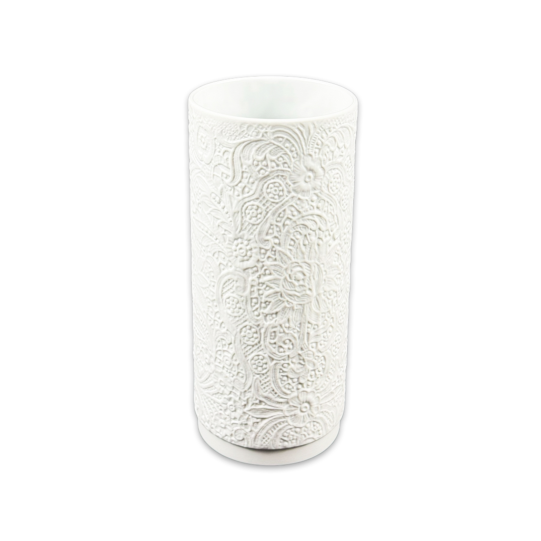 VASO SPITZENSERIE PORCELANA BRANCA ROSENTHAL
