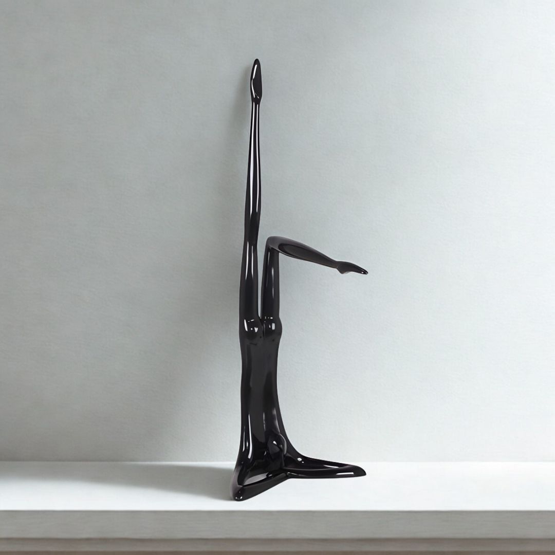 ESCULTURA JADE PEQ RESINA PRATA MODALI DESIGN