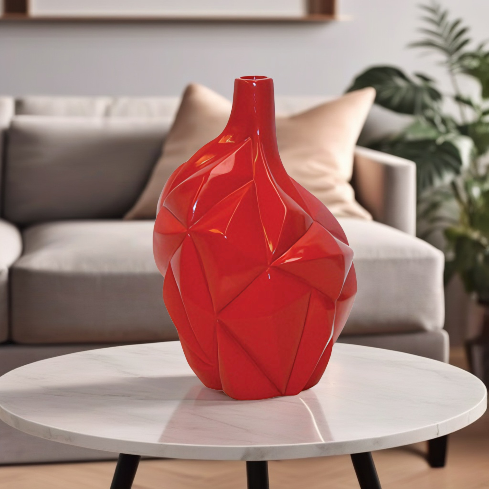 VASO RECORTADO RESINA ROXO MODALI DESIGN