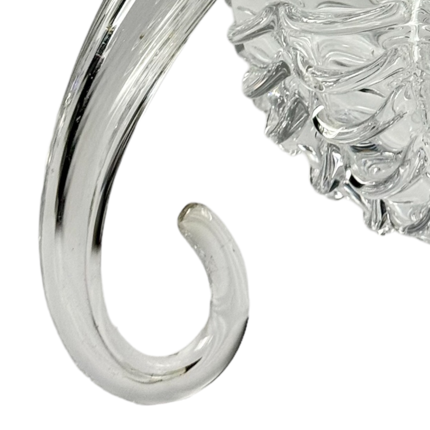 CENTRO DE MESA/VASO CRISTAL C/ FOLHA DE OURO STUDIO MANTO