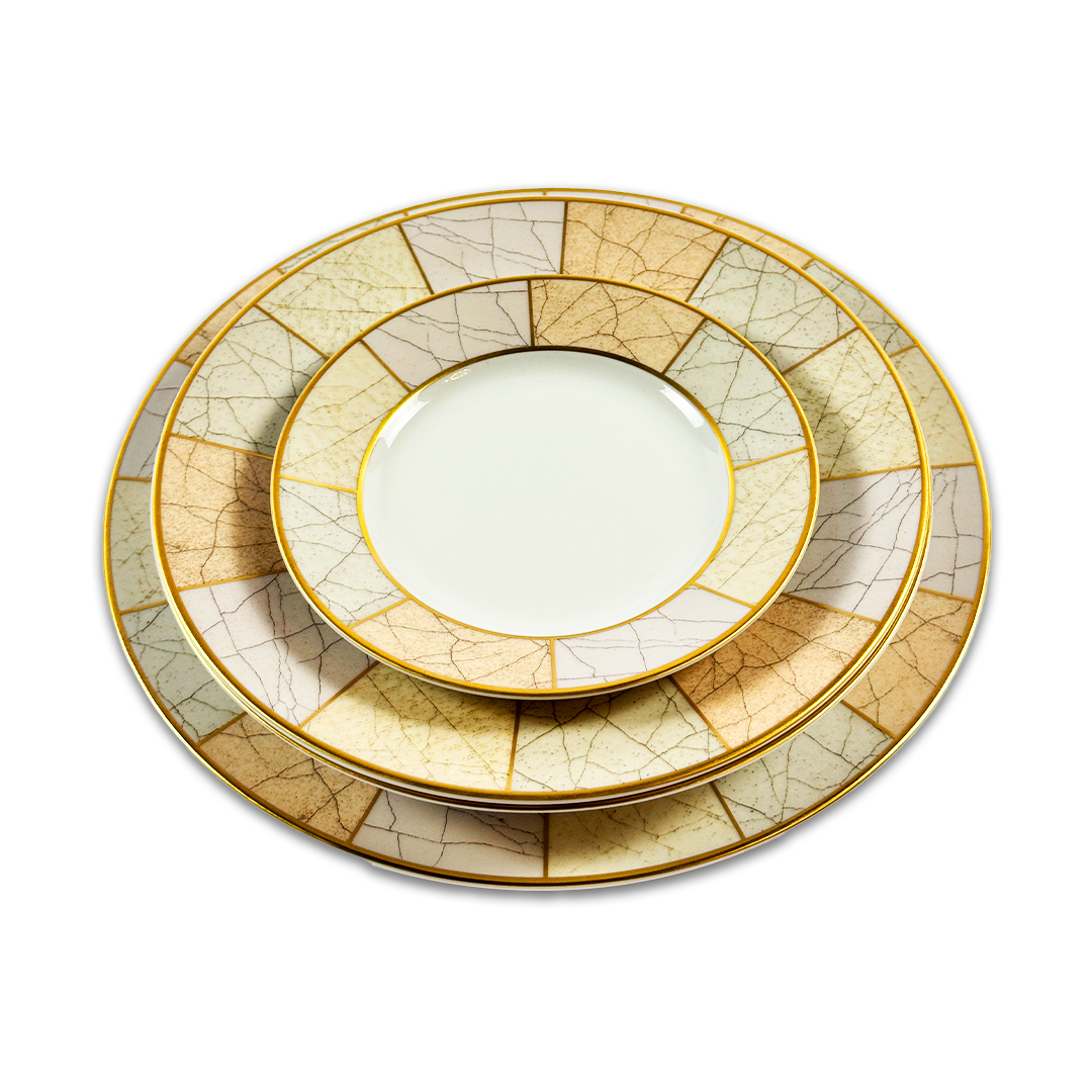 BAIXELA POMPEI PORCELANA ROYAL LIMOGES JOGO 24 PEÇAS