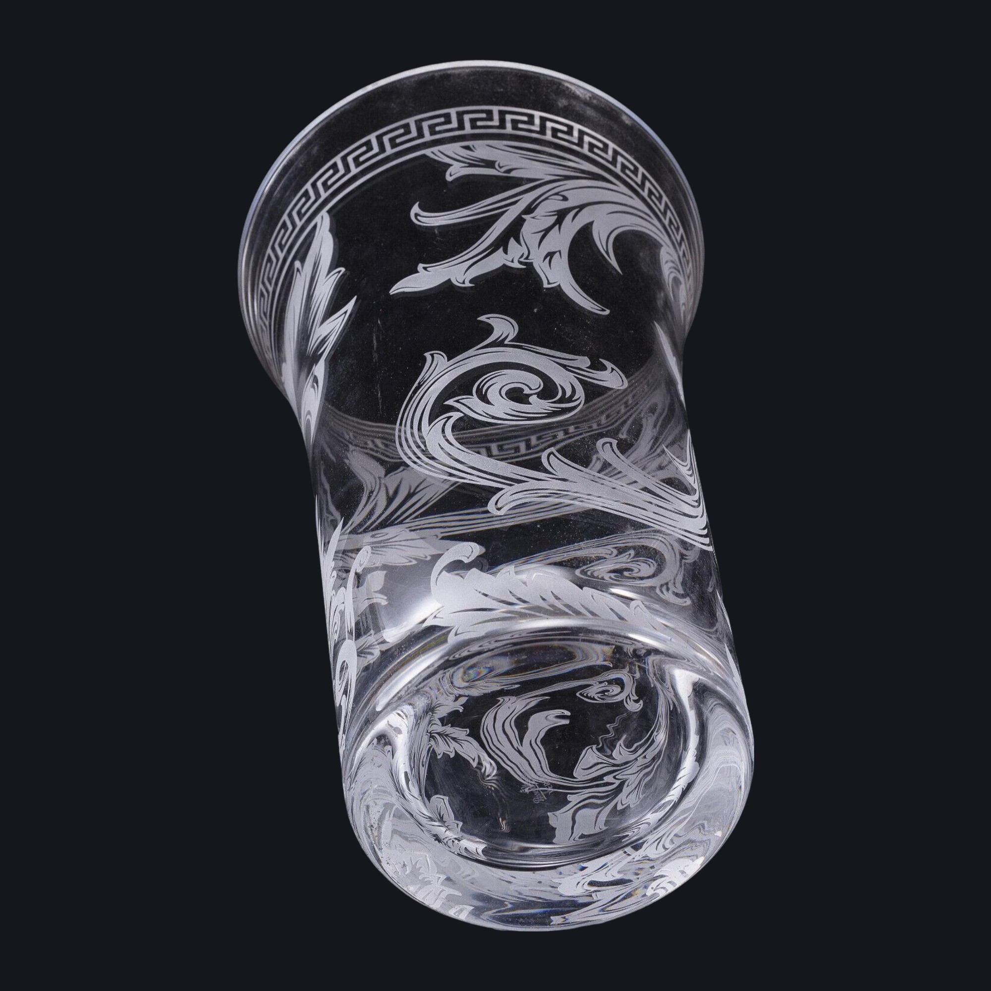VASO VERSACE ARABESQUE CRISTAL TRANSPARENTE