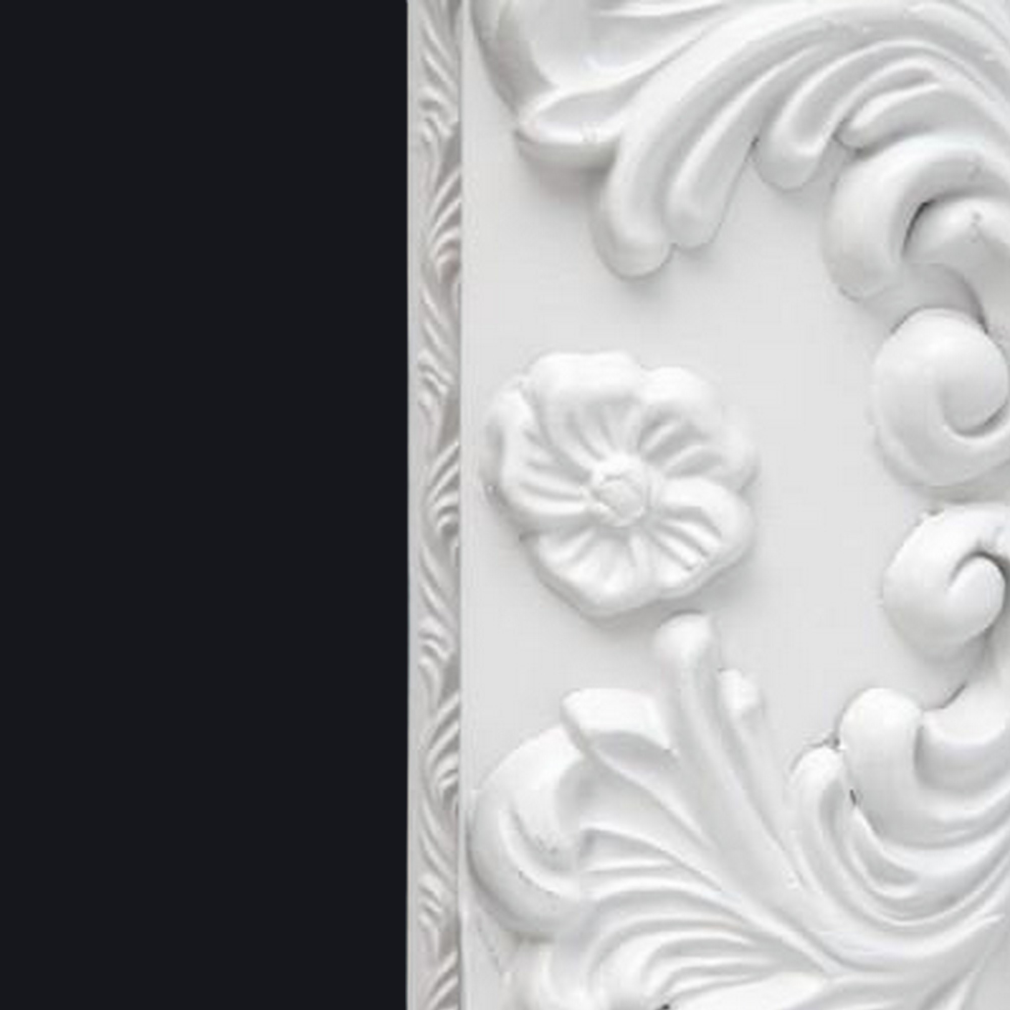 ESPELHO TENDENCE MOLDURA BRANCO 