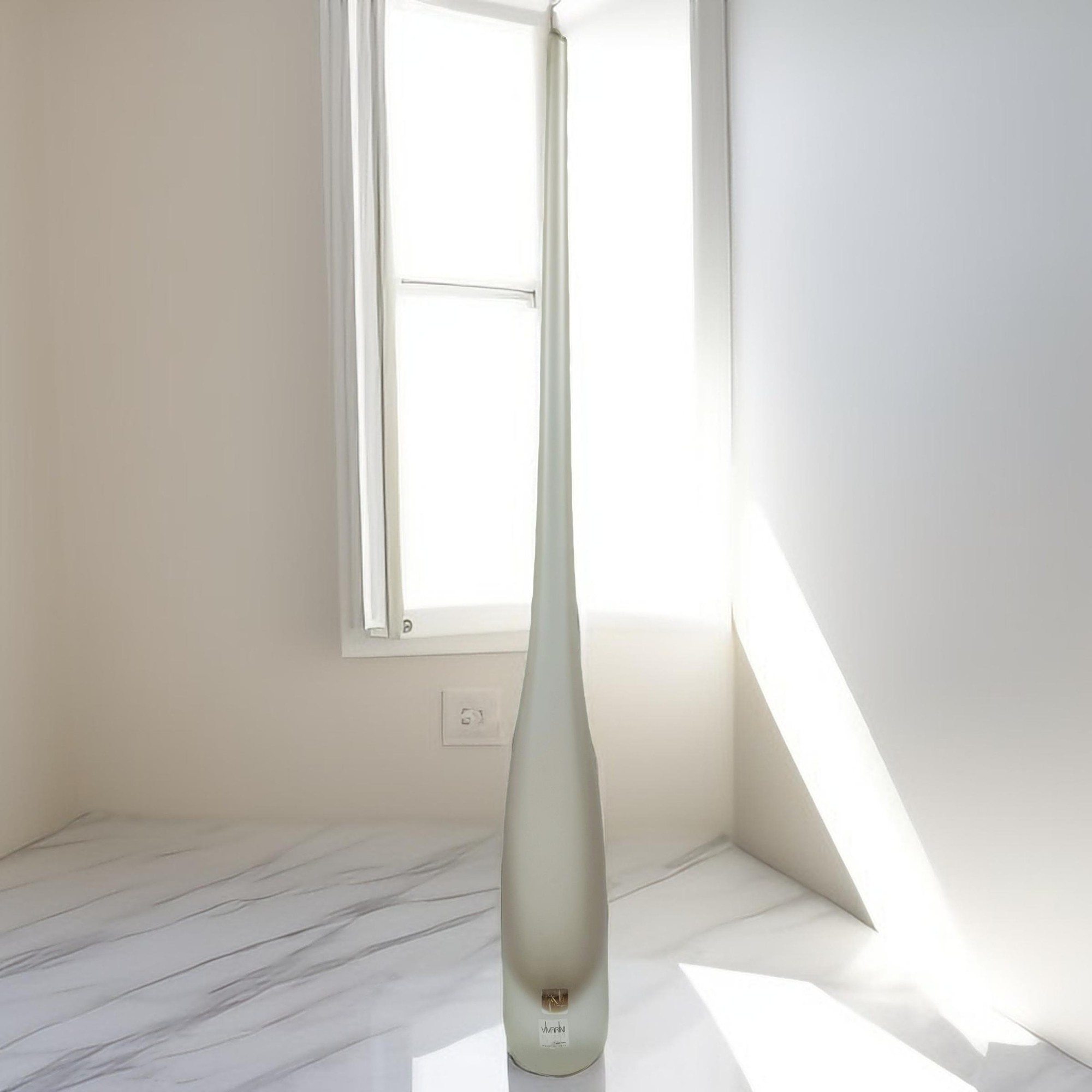 VASO FLUTE CRISTAL TABACO FOSCO