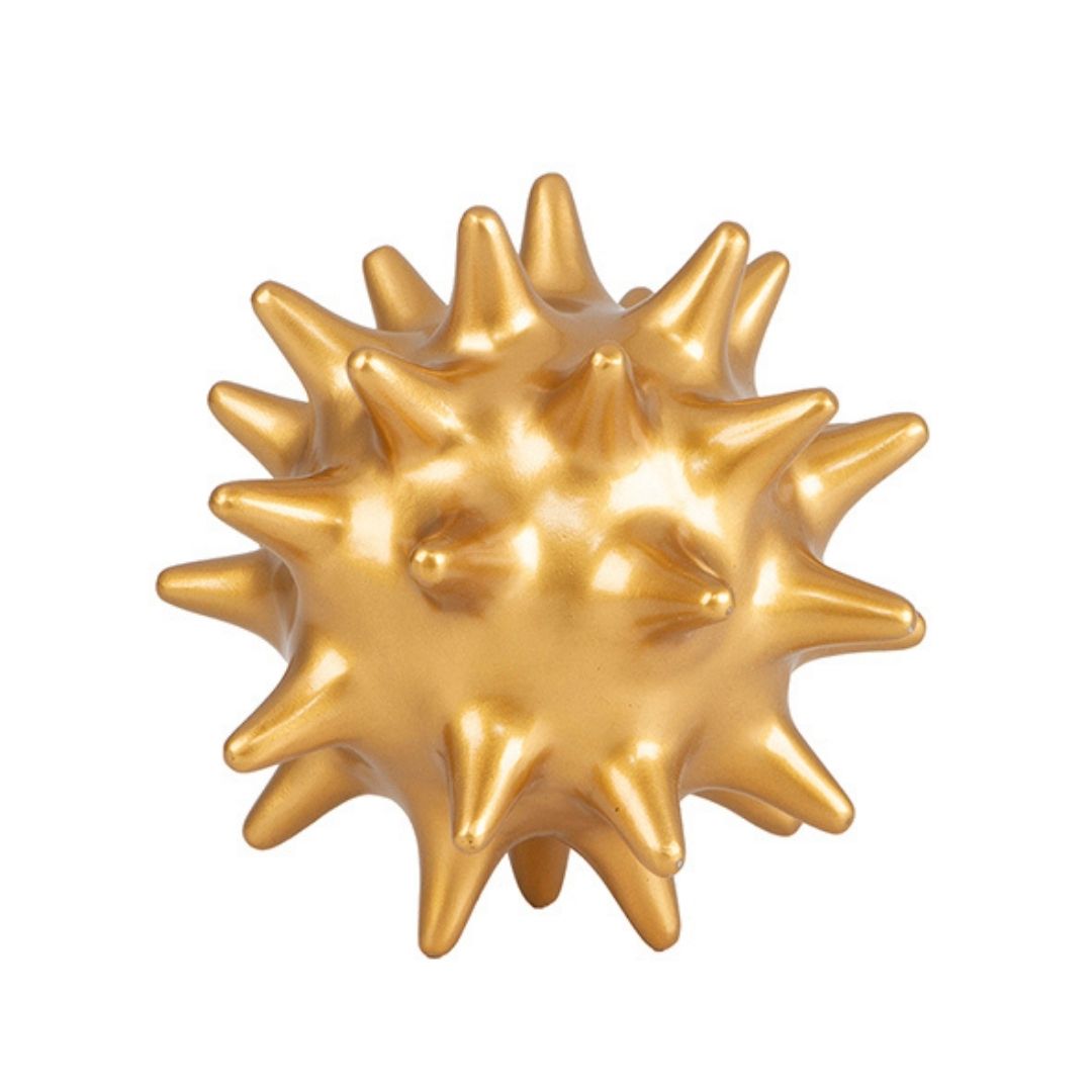 ESCULTURA OURICO RESINA DOURADO MODALI DESIGN