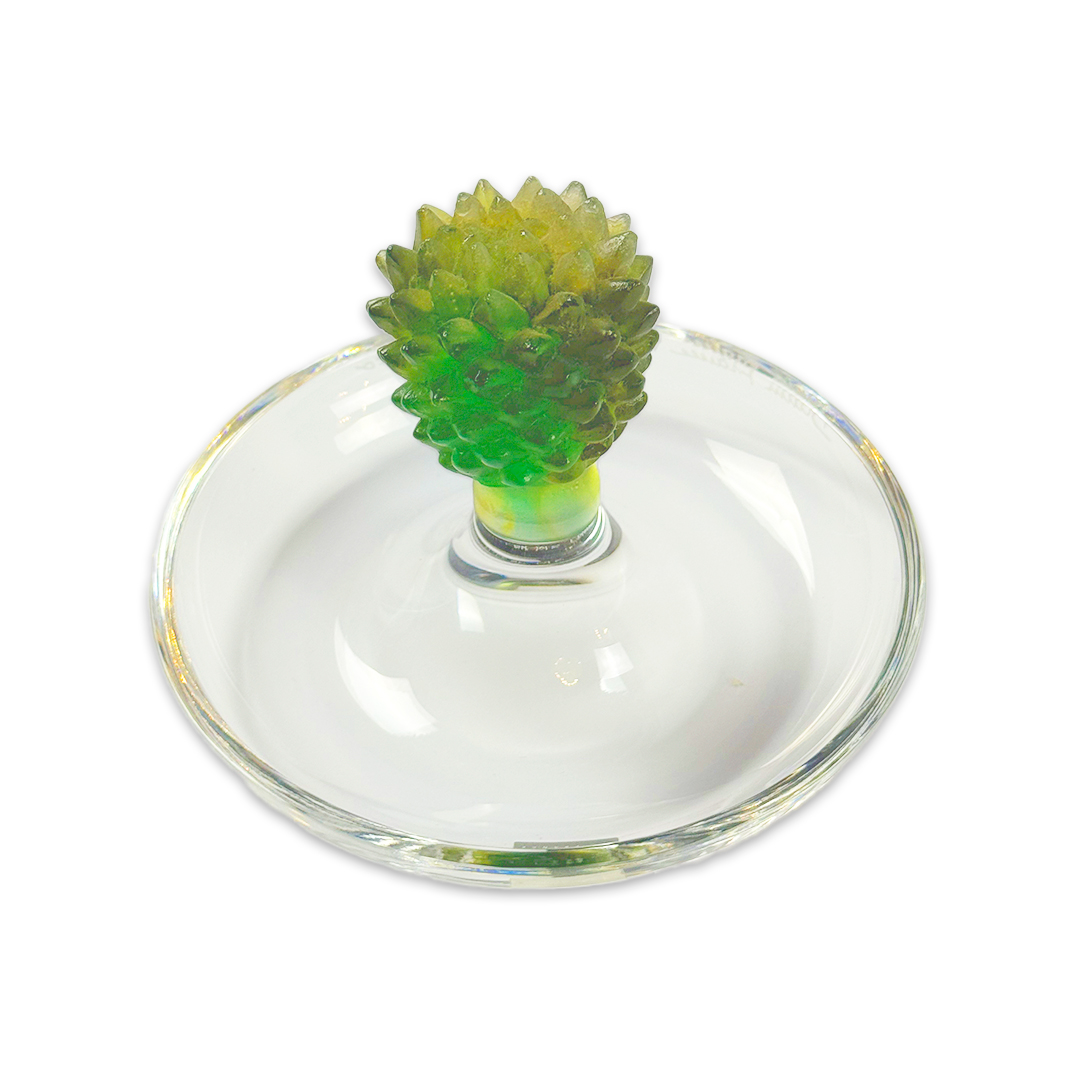 VIDE POCHE CACTUS VERDE CRISTAL DAUM