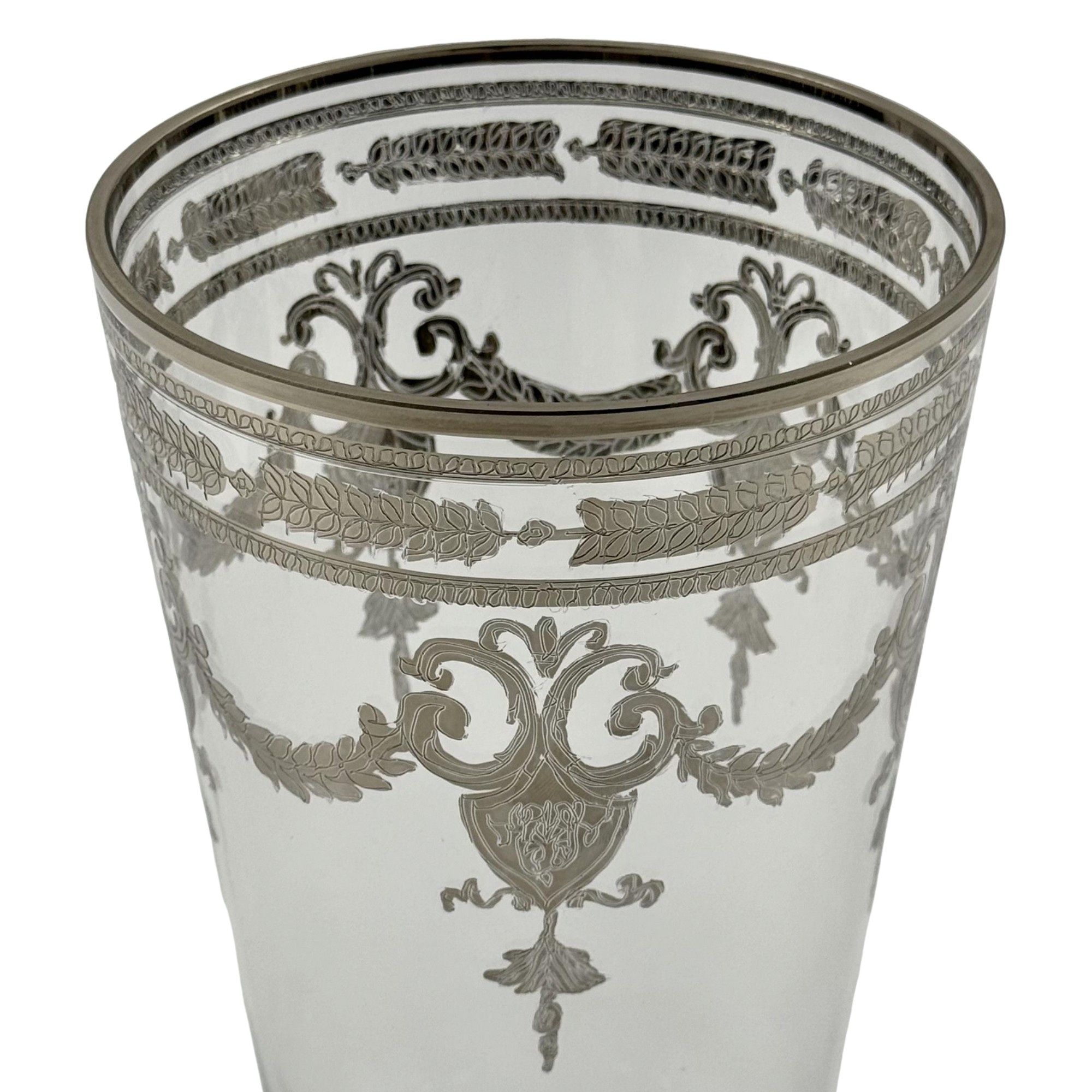 VASO MUSICA CRISTAL/PRATEADO A CASA K