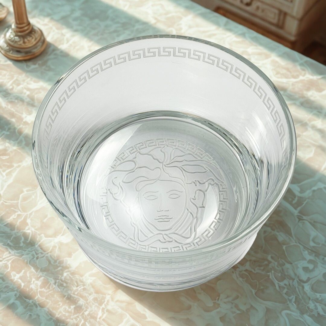 BOWL VERSACE MEDUSA CRISTAL TRANSPARENTE