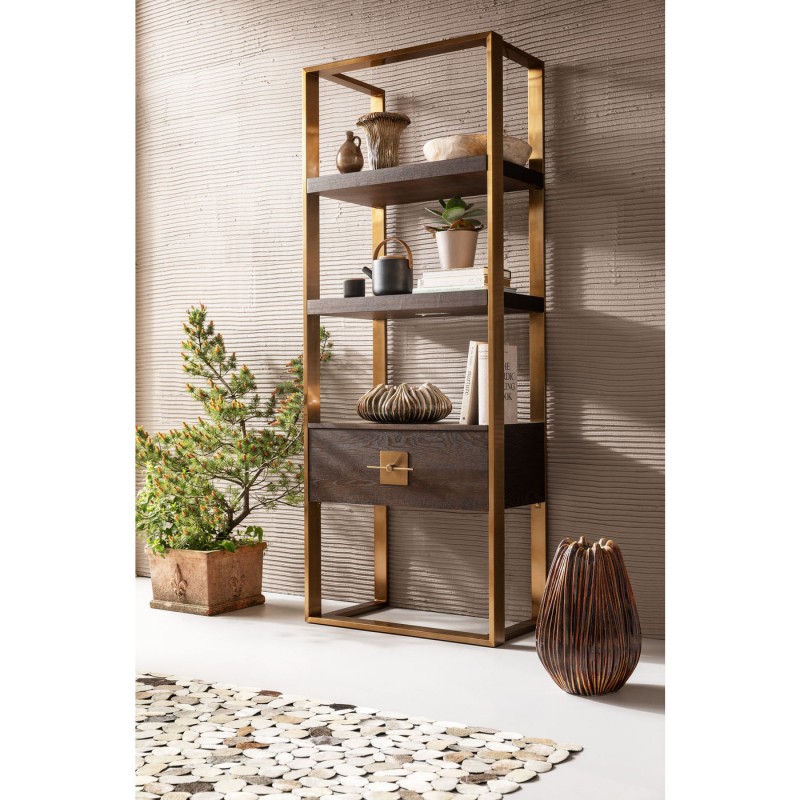 ESTANTE OSAKA  METAL/MADEIRA 