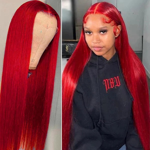 Straight | Red Lace Collection | 13x5 Full Color HD Lace