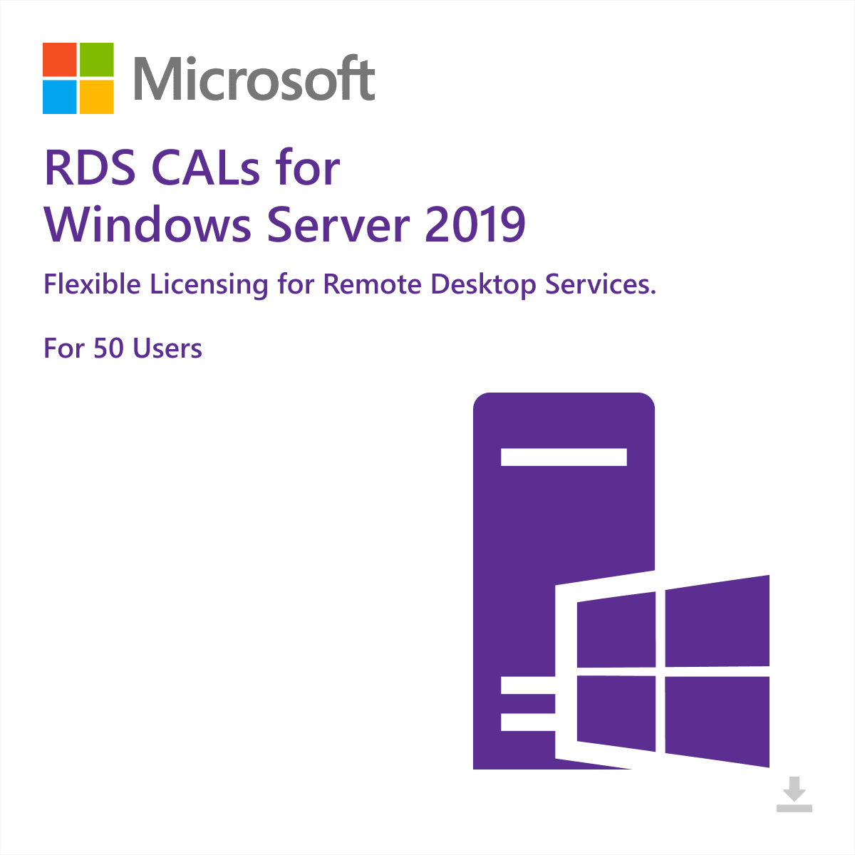 RDS CALs para Windows Server 2019 [50 Usuarios]
