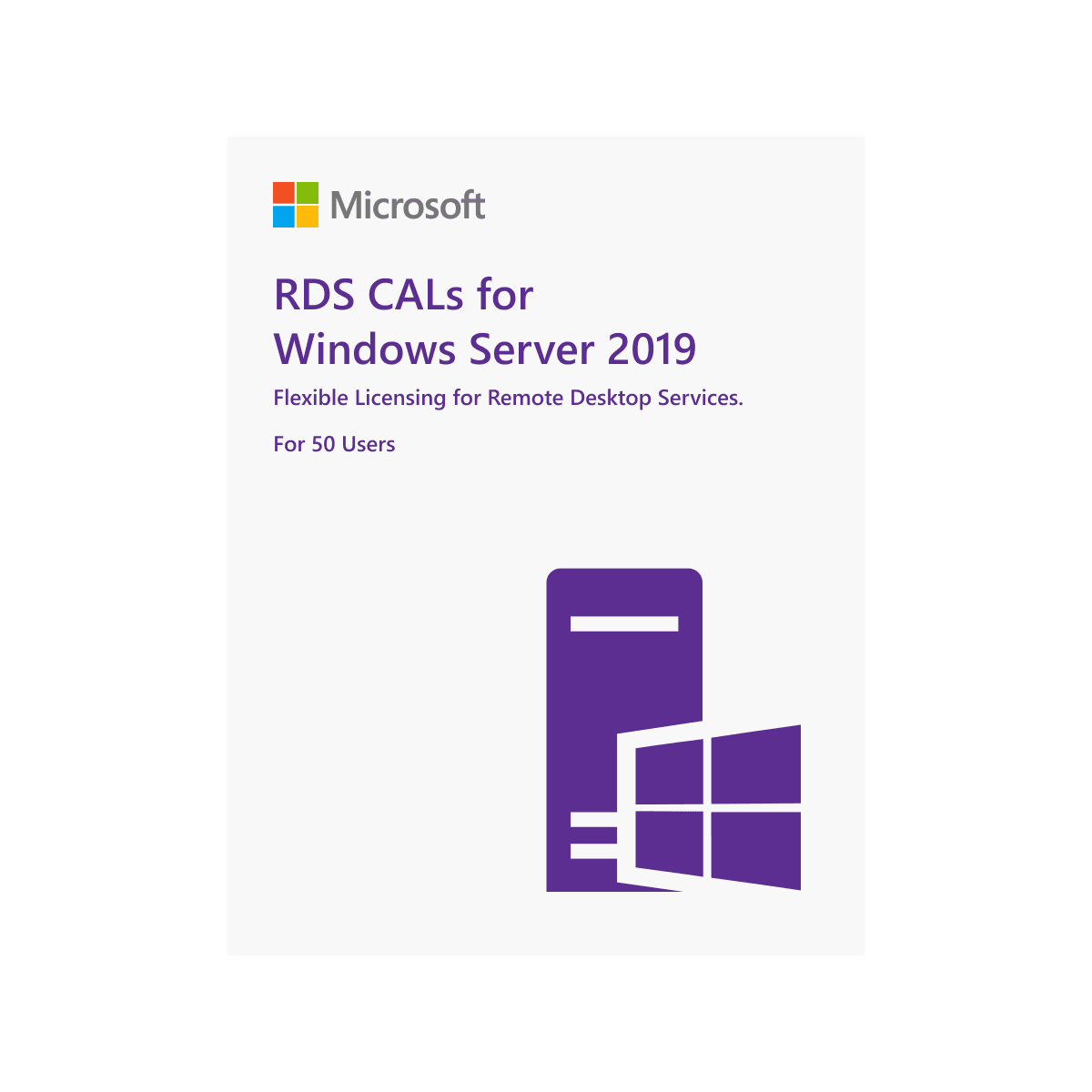RDS CALs para Windows Server 2019 [50 Usuarios]