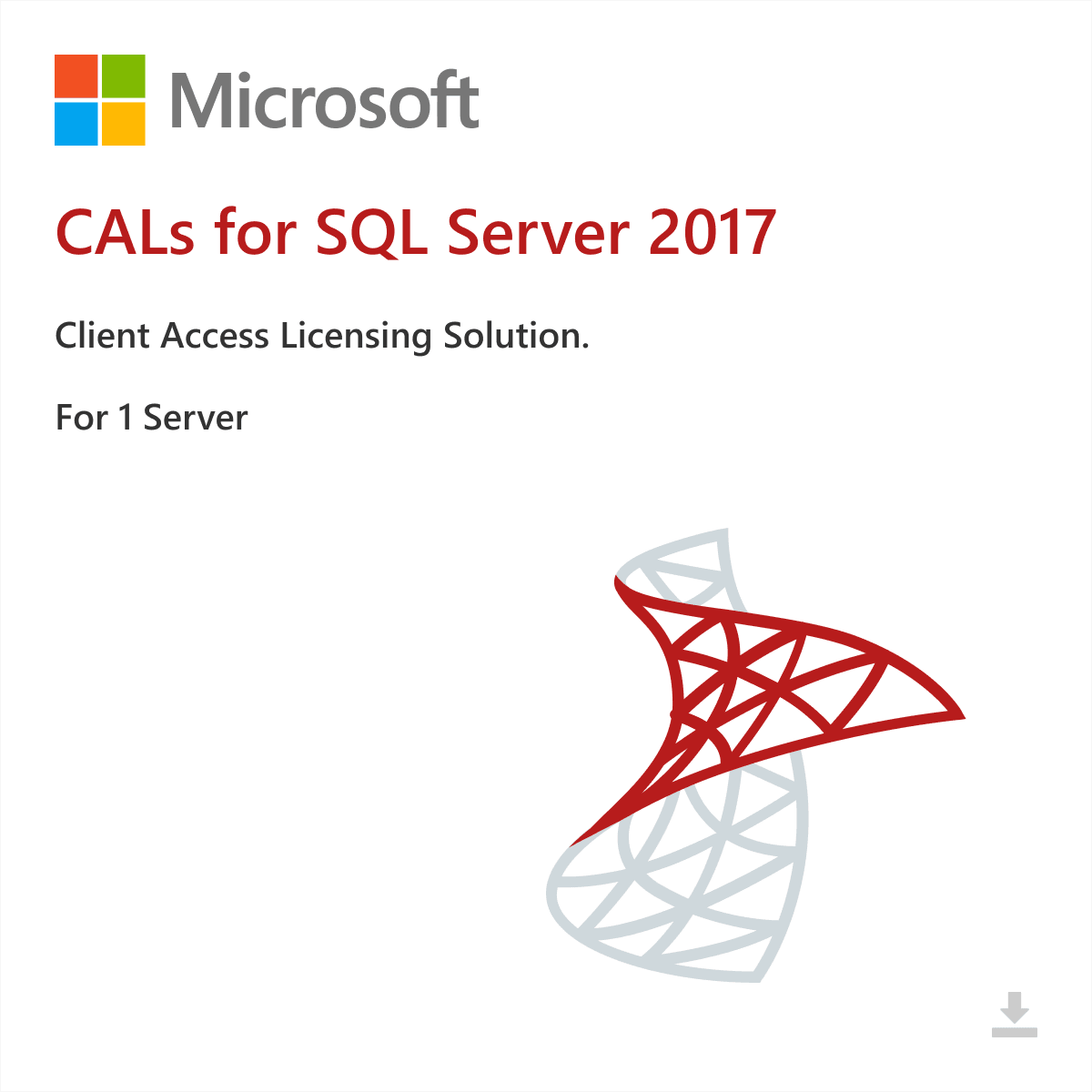 CALs para SQL Server 2017
