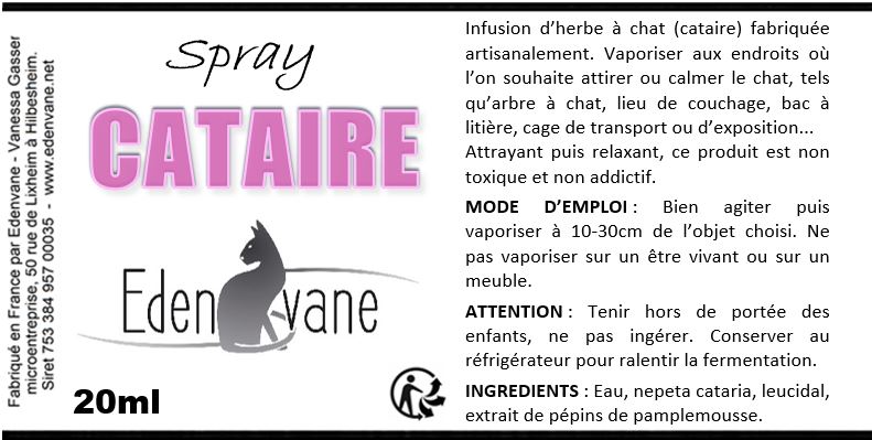 Lot de 10 ou 15 Sprays d'herbes à chat