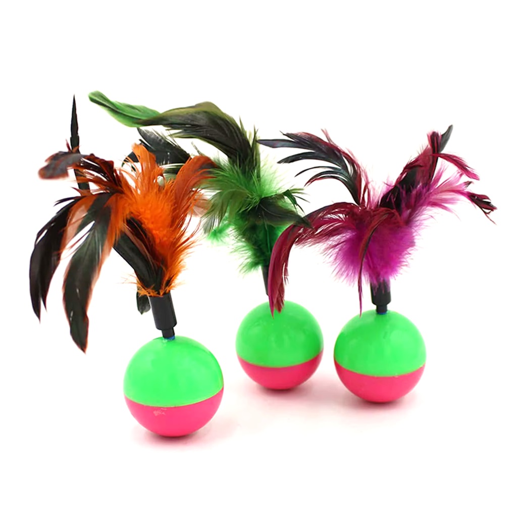 PLUMES sur boule à bascule