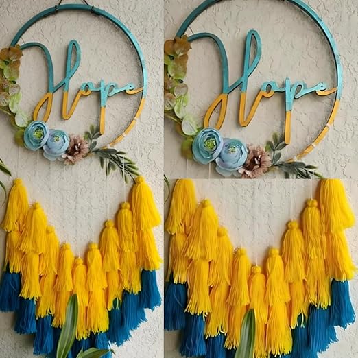 Wool And Metal Joyna Dream Catcher Wall Hanging (Mirage)