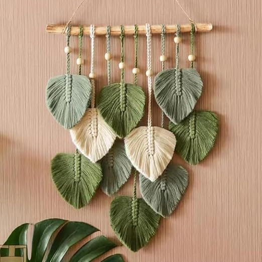Macrame Leaf Wall Hanging