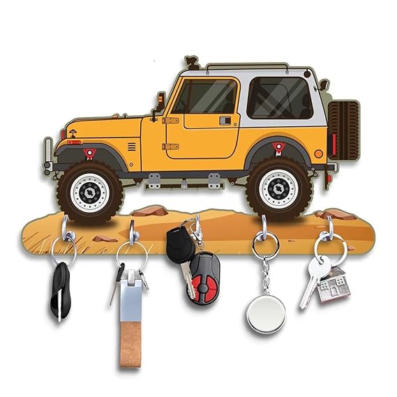 Jeep Shaped Wall Key Holder
