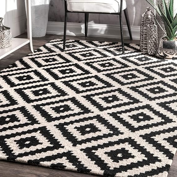 The Floor Hand Made Modern Design with (USA) Exported Collection Rectangular Carpets for Living Room 